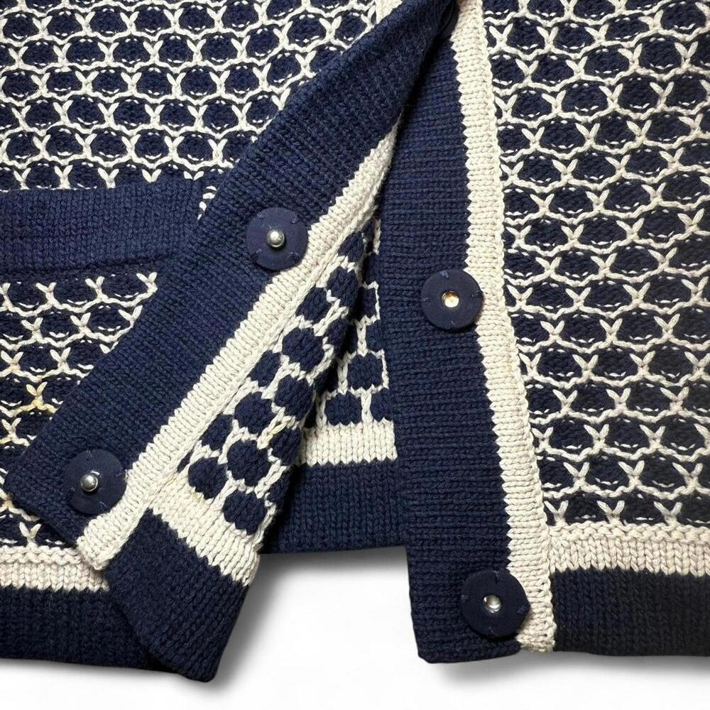 NWT Pure Collections 100% cotton textured cardigan jacket - Picture 5 of 6
